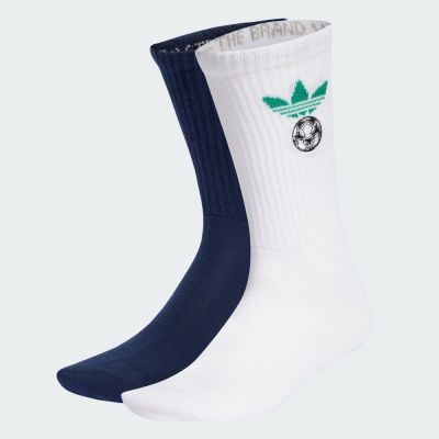【adidas 愛迪達】 中筒襪 2 雙入 男/女 (成人/孩童) - Originals KD8342