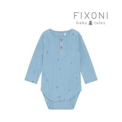 Brands4kids 船錨藍色長袖包屁衣 Fixoni系列