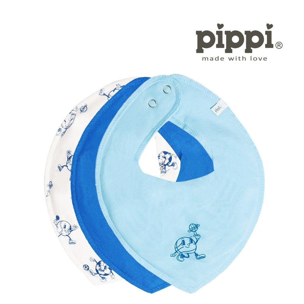 Brands4kids 籃球小子圍兜兜3件組_Pippi系列