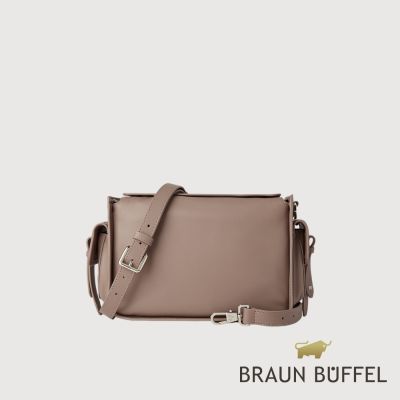 【BRAUN BUFFEL 德國小金牛】台灣總代理 柯亞-A 小肩包-奶茶棕/BF893-26-SVM
