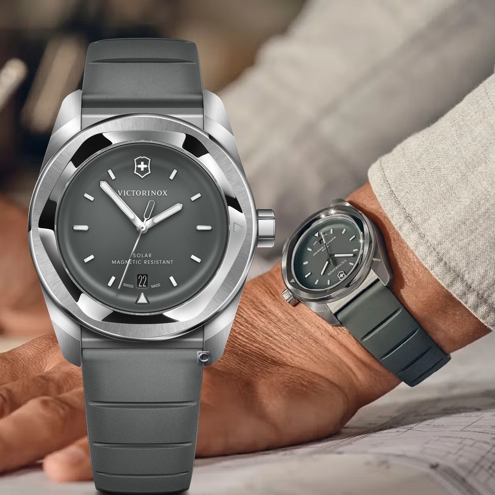 VICTORINOX 瑞士維氏 Concept One 太陽能腕錶 男錶 手錶-39mm灰 VISA-242052