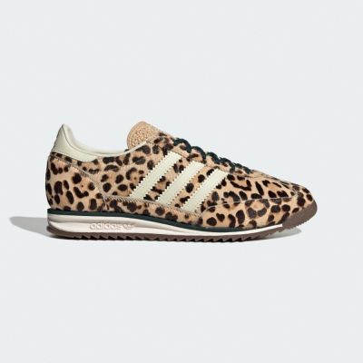 Adidas 愛迪達 SL 72 OG W [KI4205] 女 休閒鞋 舒適 豹紋 皮革 麂皮
