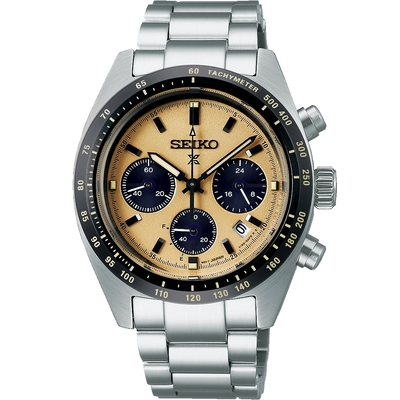 SEIKO 精工 Prospex 熊貓錶 棕熊 SPEEDTIMER 太陽能計時手錶 開學換新季 送禮推薦 (SSC817P1/V192-0AF0Y) SK045