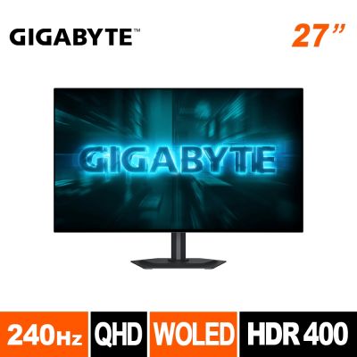 技嘉GIGABYTE 27型2K LG WOLED面板 電競螢幕GO27Q24G 240Hz/0.03ms