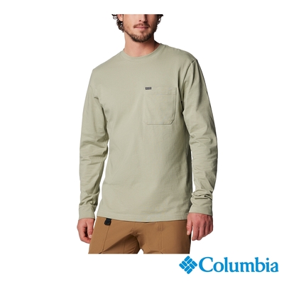 Columbia 哥倫比亞 男款 - Omni-Shade 防曬30長袖上衣-灰綠色 UAE38490GG/IF