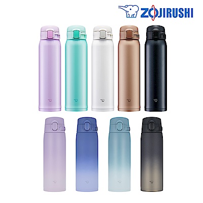 象印(買1送1) *0.6L單色+0.6L漸層*超輕量彈蓋式不銹鋼真空保溫保冷杯(SM-SR60E+SM-VH60)(快)