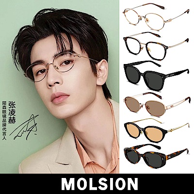 【MOLSION 陌森】膠框太陽眼鏡 (多款多色選) 