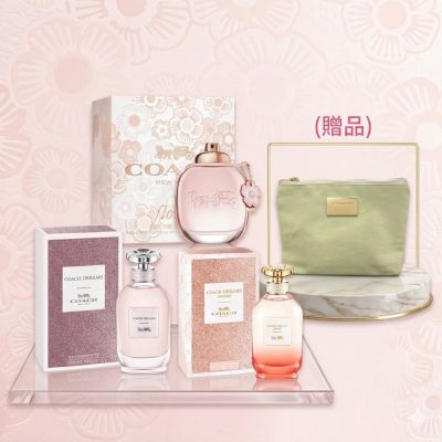 COACH 女性淡香精90ml(加贈時尚化妝包)