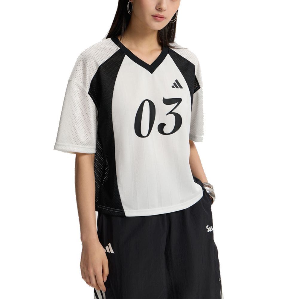 【Adidas 愛迪達】DCE BOX TEE 短版 領巾 圓領短袖T恤 男女 A-KZ4182 B-KX1882 C-KX0862 精選五款 (C 女款-KX0862)