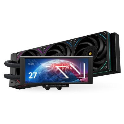 Thermalright 利民 Trofeo Vision 360 ARGB Black 6.86吋LCD水冷散熱器