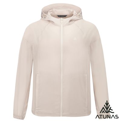【ATUNAS 歐都納】女款蚊瘋不動涼感連帽外套(A1GA2604W奶茶/防蚊/驅蚊/風衣/防曬/輕薄透氣)