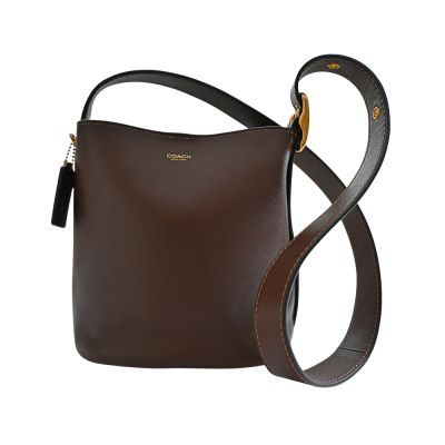 COACH 專櫃款BLEECKER 21 楓木色水桶包