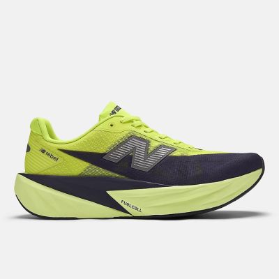 New Balance 紐巴倫 Fuelcell Rebel V5 [MFCX4TR] 男 競速跑鞋 寬楦 黃綠 黑
