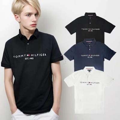 Tommy Hilfiger 胸口小刺繡LOGO 素面 POLO衫 1985 正常版型(平輸品)