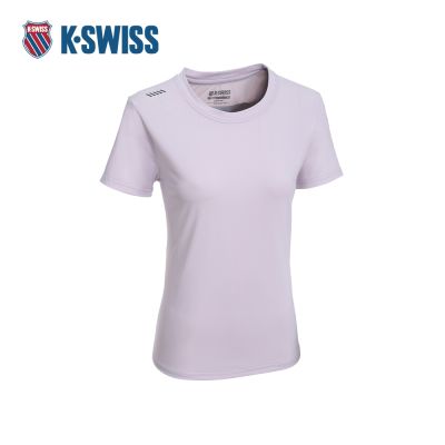 K-SWISS 涼感T恤 26SS PF TEE 16 W 涼感衣 短上衣 女短袖上衣 粉紅色 1913712-480
