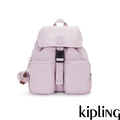 Kipling 泡泡紫大容量多袋收納後背包-ALDINE