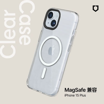 犀牛盾 iPhone 15 Plus(6.7吋)Clear(MagSafe相容)透明防摔手機殼