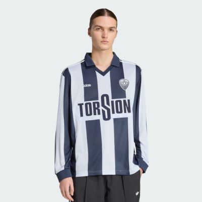 Adidas 愛迪達 Brit Hme Jersey HZ3787 男 長袖上衣 休閒長袖 球衣 藍 白 亞版