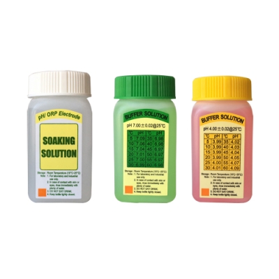 JAQUA 水質檢驗筆 ph酸鹼值專用 50mL套裝組(ph7標準液、ph4標準液、電極儲存液)