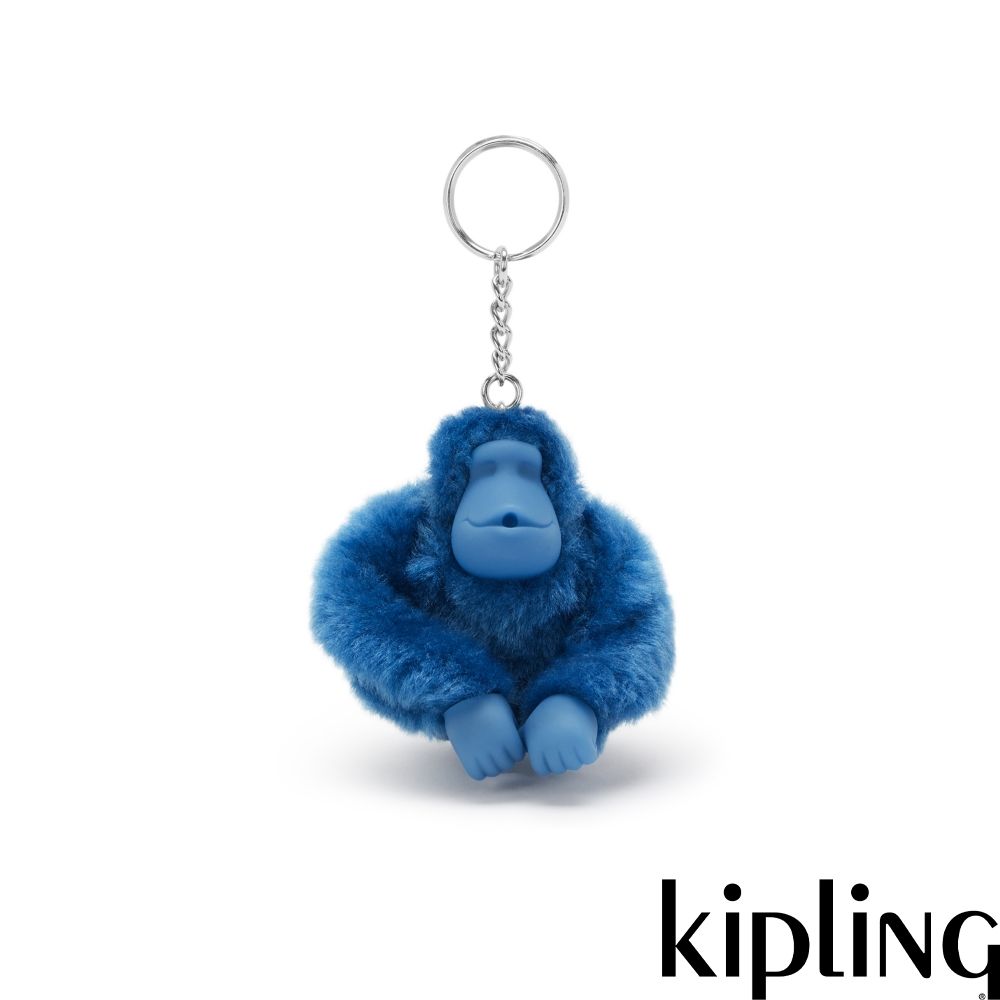Kipling 復古藍小猴子吊飾-MONKEYCLIP M
