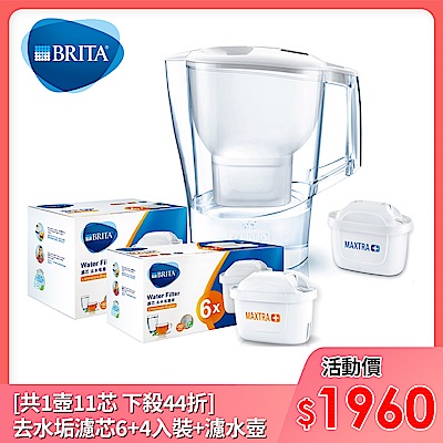 [送1壺1芯，共1壺11芯 44折] BRITA MAXTRA 