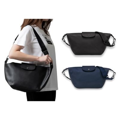 【LONGCHAMP】Le Pliage Xtra S Hobo牛皮斜背包(深藍)