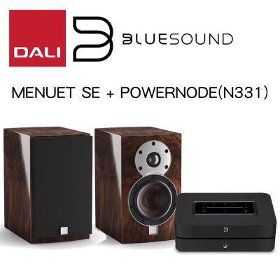 Dali MENUET SE + BLUESOUND POWERNODE N331 音響組合
