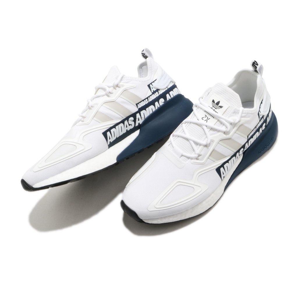 嘉 adidas 休閒鞋ZX 2K Boost 男女鞋愛迪達三葉草緩震科技感情侶鞋