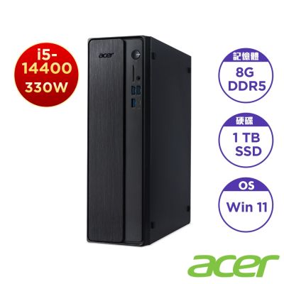 Acer 宏碁 XC102 10核心桌上型電腦(i5-14400/8G/1T/Win11)