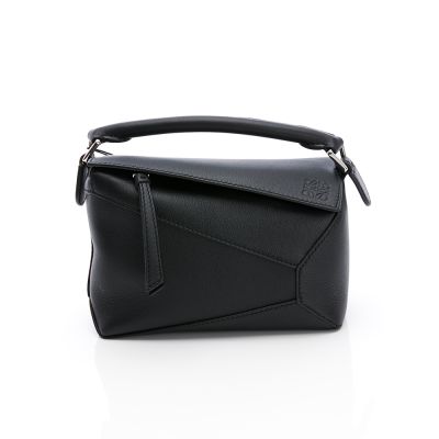 LOEWE Mini Puzzle(黑/經典小牛皮)