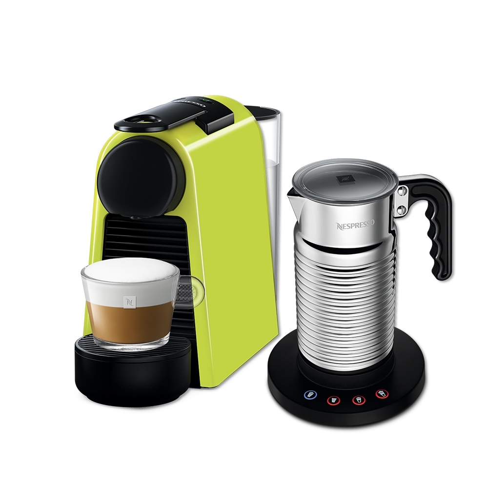 Nespresso 膠囊咖啡機 Essenza Mini 萊姆綠 全自動奶泡機組合 | 膠囊咖啡機 | Yahoo購物中心