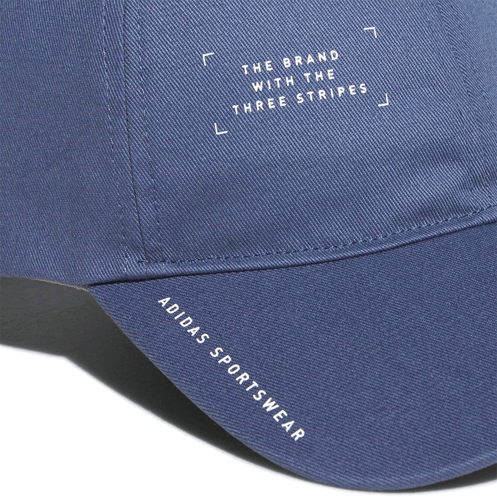 Adidas MH CAP 藍色鴨舌帽刺繡帽子老帽棒球帽IT2039 | 棒球帽/鴨舌帽