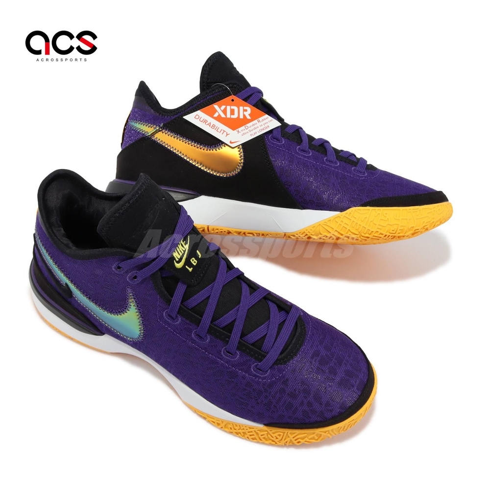 Nike 籃球鞋LeBron NXXT Gen EP Lakers 男鞋紫金湖人配色中筒LBJ