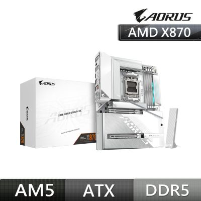 技嘉GIGABYTE X870 AORUS STEALTH ICE AMD 主機板