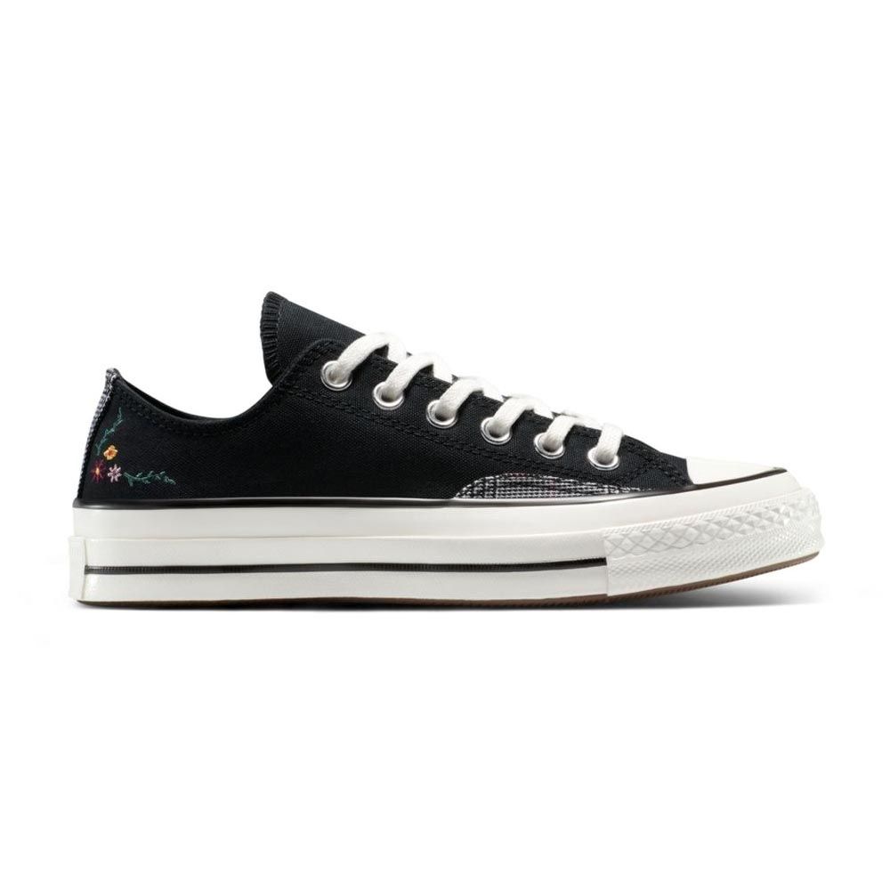 Converse Chuck 70 Ox 休閒鞋 男鞋 女鞋 帆布鞋 黑色 百搭 刺繡 小花 A15549C