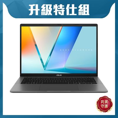 ASUS華碩 ASUS S3407VA 14吋特仕筆電 (Core5-210H/8GB+16GB/2TB SSD/夜幕灰/Vivobook S14)