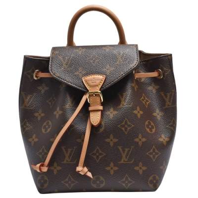LOUIS VUITTON路易威登 LV M45502經典MONTSOURIS BB Monogram帆布印花手提/後背包