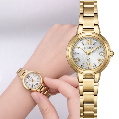 CITIZEN 星辰錶 xC系列 精緻優雅 光動能 時尚腕錶 女錶-ES9433-56A