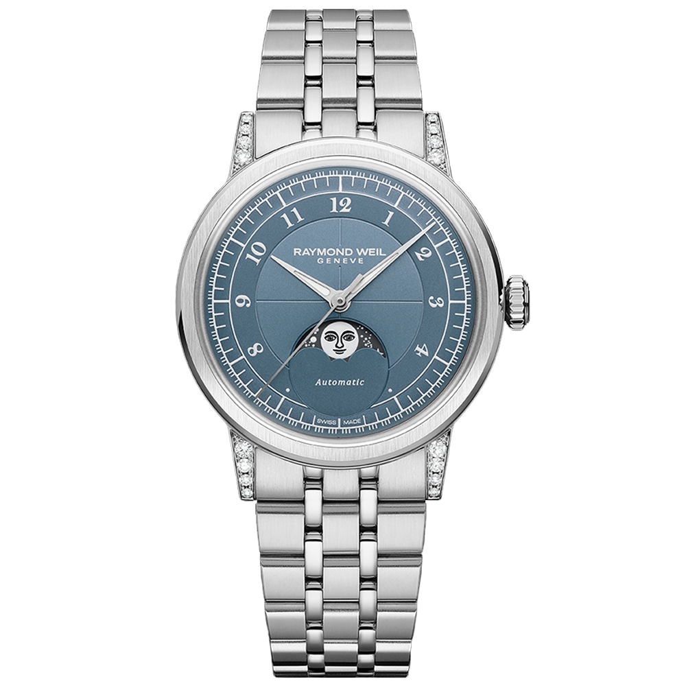 Raymond Weil 蕾蒙威 Millesime系列 月相機械腕錶 推薦 送禮 畢業禮物 35mm/2145-STS-05511