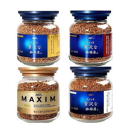 AGF 華麗香醇咖啡/箴言金咖啡/華麗醇厚咖啡/華麗柔順咖啡 80g 任選6入