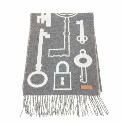 HERMES 愛馬仕100%喀什米爾羊絨雙色雙面圍巾(多色任選均一