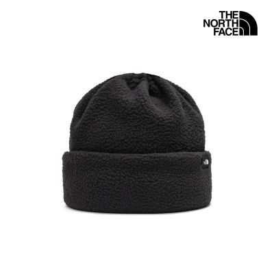 【The North Face 官方旗艦】北面男女款黑色二合一兩用保暖毛帽｜8EDGJK3
