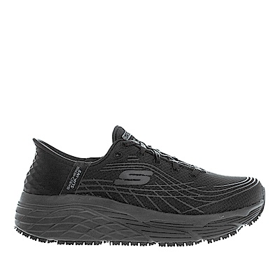 Skechers Max Cushioning Elite Sr [108172WBLK] 女 工作鞋 寬楦 瞬穿 黑