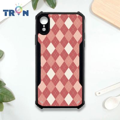 TRON iPhone XR 英式蘇格蘭格紋-2 四角防摔 機甲殼 軟硬殼 手機殼