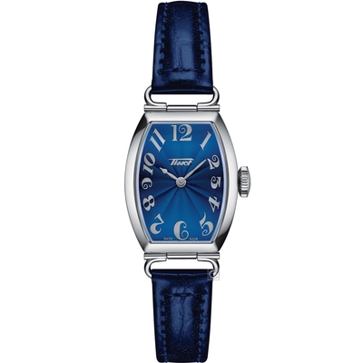 TISSOT 天梭 官方授權Heritage Porto 優雅酒桶形時尚手錶 畢業禮物首選(T1281091604200)