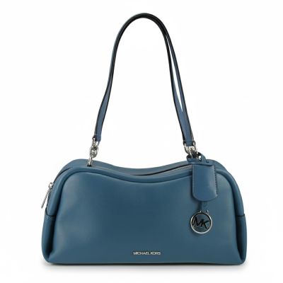 Michael Kors CECILY柔軟皮革手提/側肩包35F5S8CL2L(藍)
