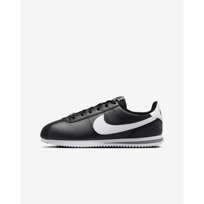NIKE 耐吉 男女大童休閒鞋-黑白 KIDS CORTEZ (GS)-DM0950001