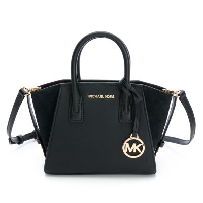 MICHAEL KORS AVRIL迷你手提/斜背兩用包(素面黑)