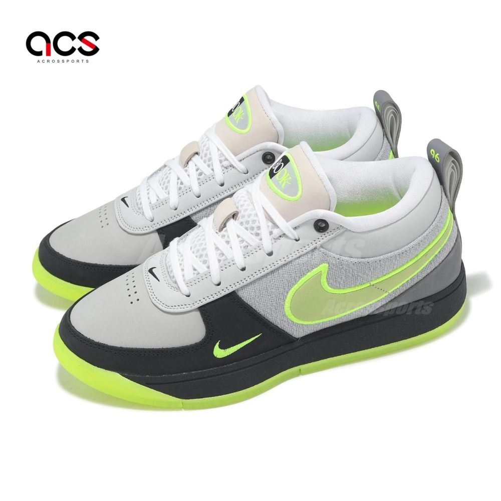 Nike 籃球鞋Book 1 95 EP 男鞋Neon 灰黑螢光綠Booker 氣墊IO9704-001
