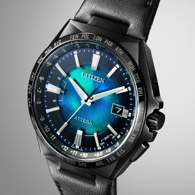 CITIZEN星辰錶 GENT S 系列 CB0215-18L 千彩之海限定款鈦金屬光動能時尚腕錶 42.5mm